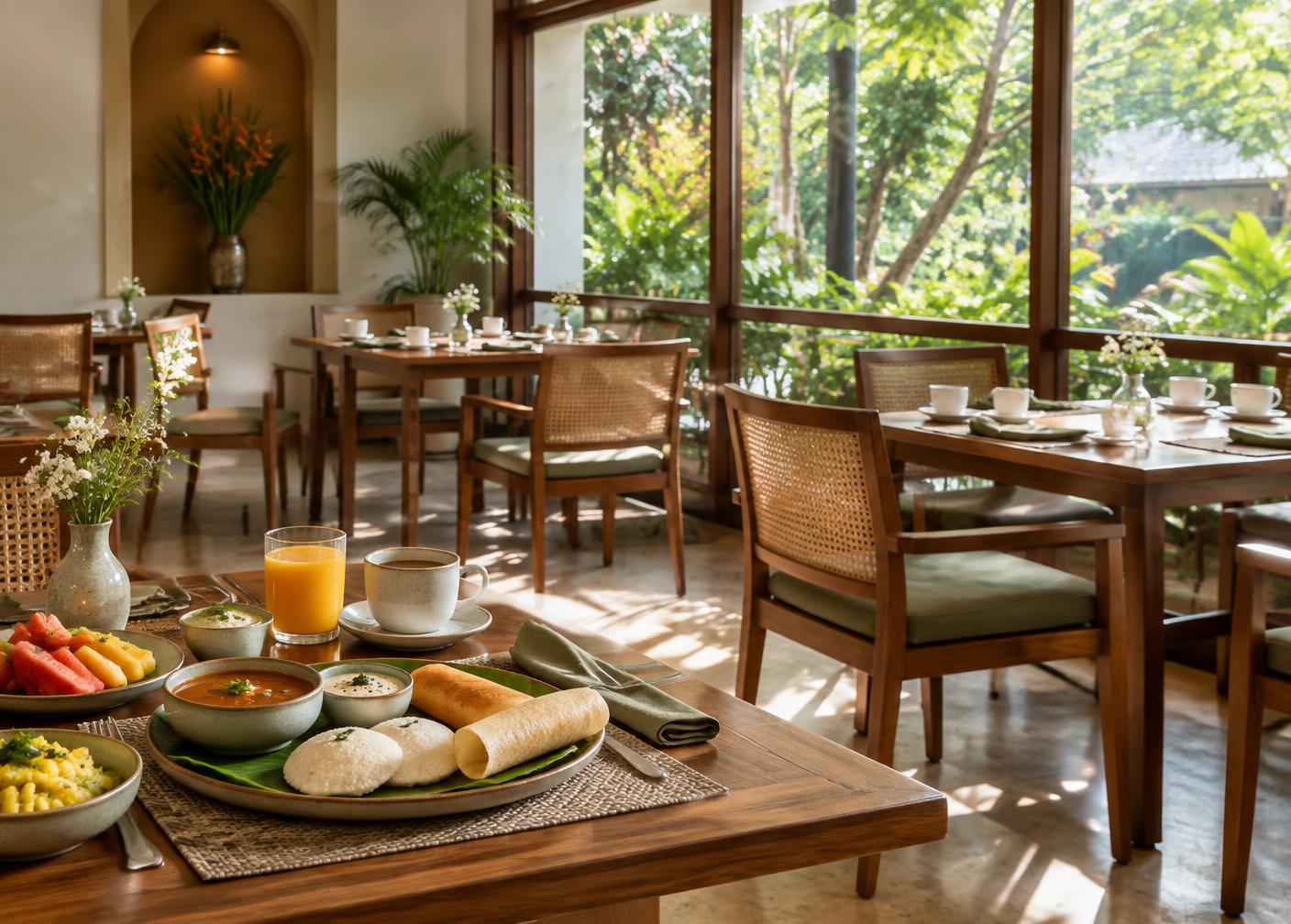Breakfast dining room