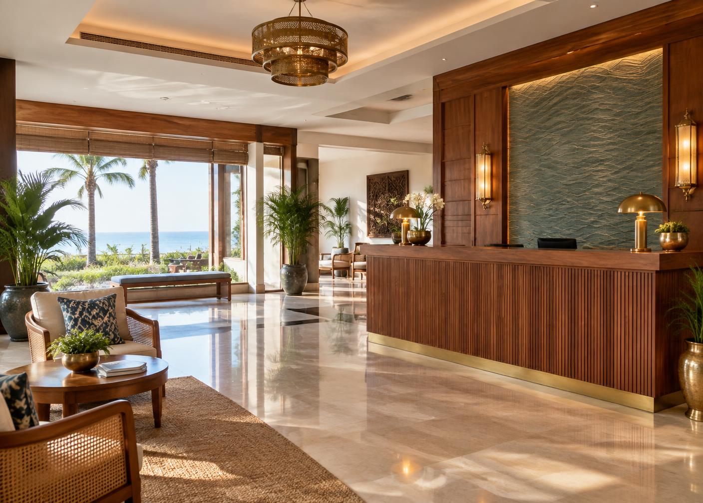 Hotel reception